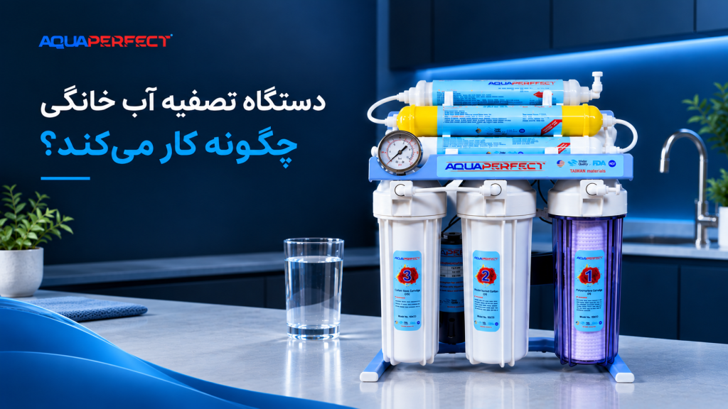 دستگاه تصفیه آب خانگی چگونه کار می‌کند؟